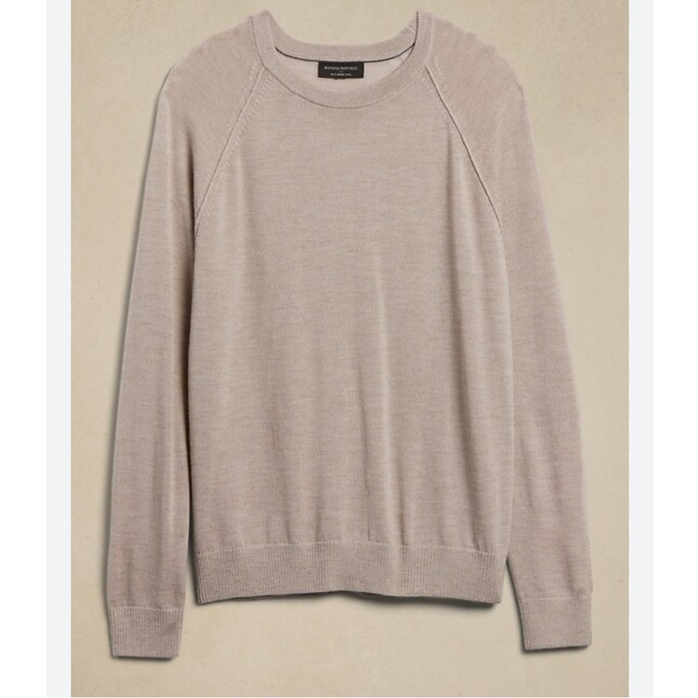 Banana Republic Merino Wool Crew Neck Sweater